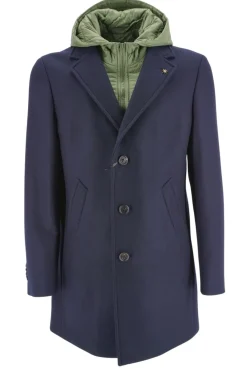 Online Cappotto con Pettorina / Uomo Cappotti