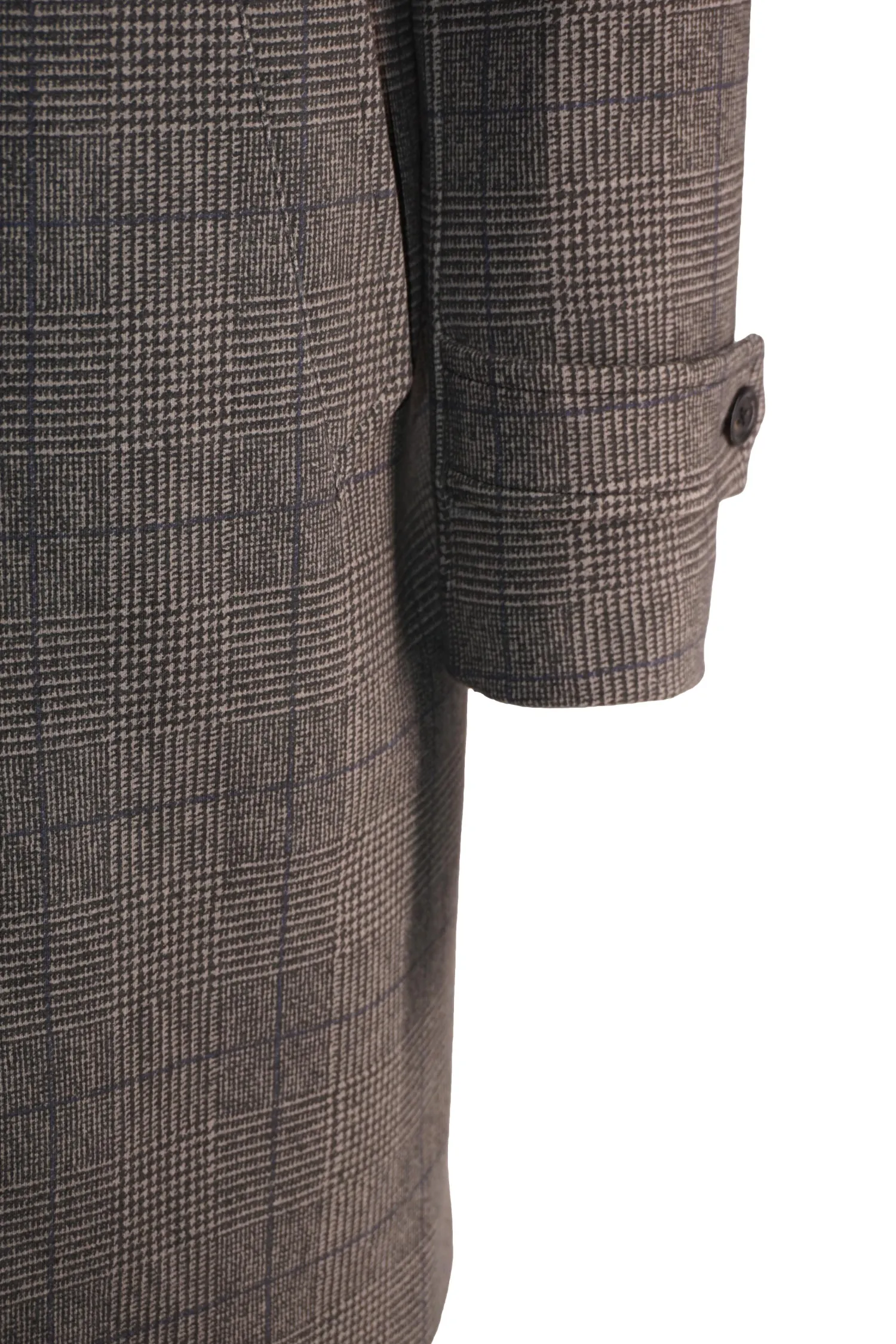New Cappotto in Jersey Stampato / Marrone Uomo Cappotti