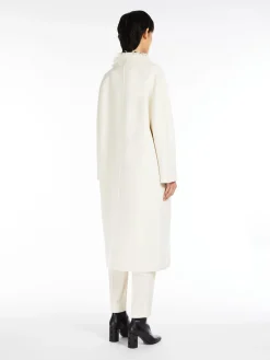 Hot Cappotto in Lana / Bianco Donna Cappotti