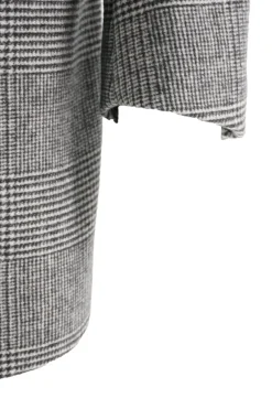 Sale Cappotto in Lana con Fantasia / Uomo Cappotti