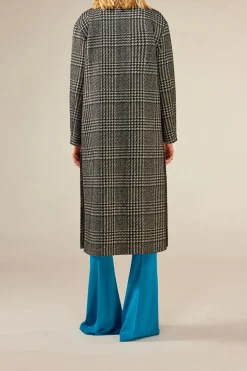 Clearance Cappotto Monopetto a Fantasia / Donna Cappotti