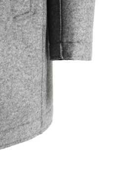 Online Cappotto Monopetto con Cappuccio / Uomo Cappotti