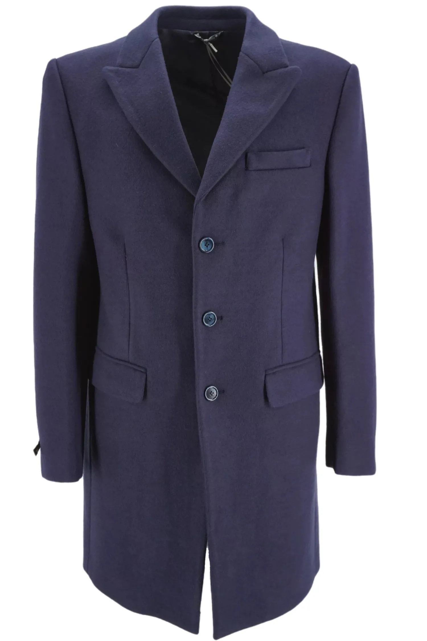 Best Cappotto Monopetto / Blu Uomo Cappotti