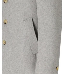 Outlet Cappotto Monopetto in Misto Lana / Uomo Cappotti