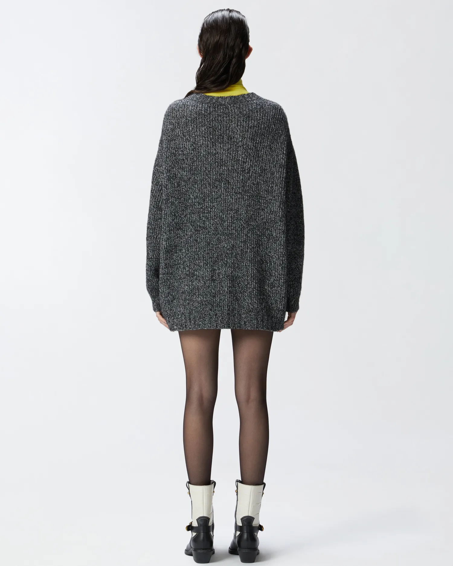 Online Cardigan a Coste con Scollo a V / Donna Maglieria