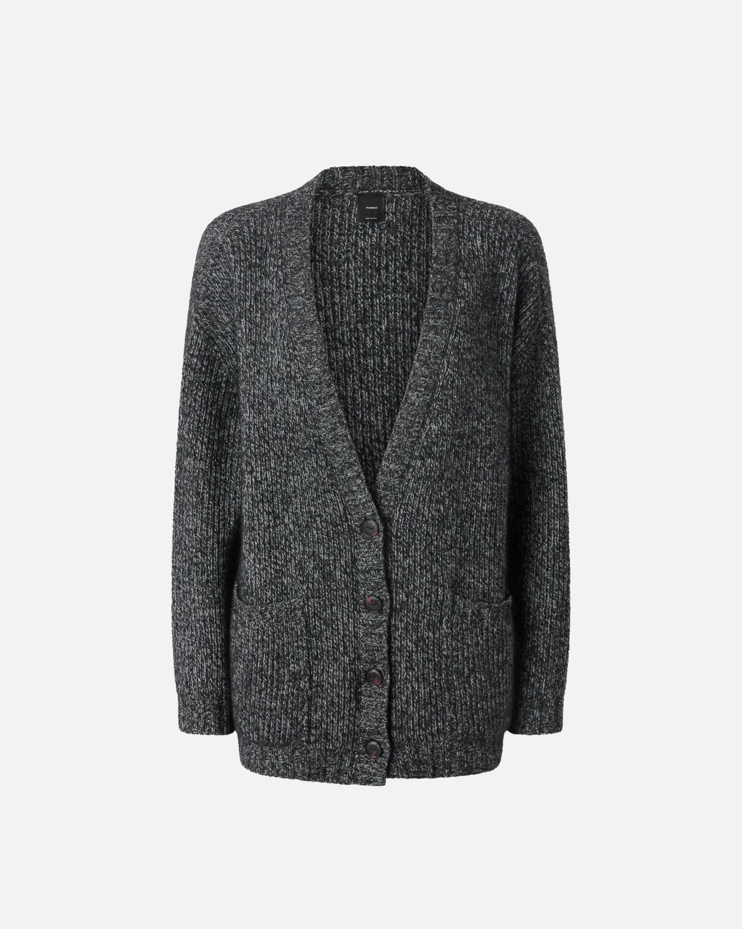 Online Cardigan a Coste con Scollo a V / Donna Maglieria