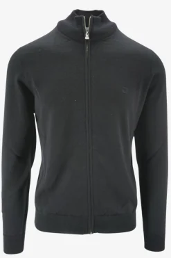 Online Cardigan con Chiusura Full Zip in Lana Merino Extrafine / Uomo Maglieria