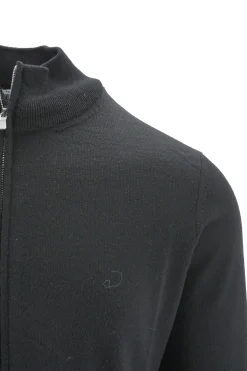 Online Cardigan con Chiusura Full Zip in Lana Merino Extrafine / Uomo Maglieria
