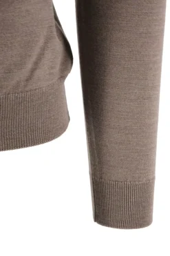 Cardigan con Chiusura Full Zip in Lana Merino Extrafine / Uomo Maglieria