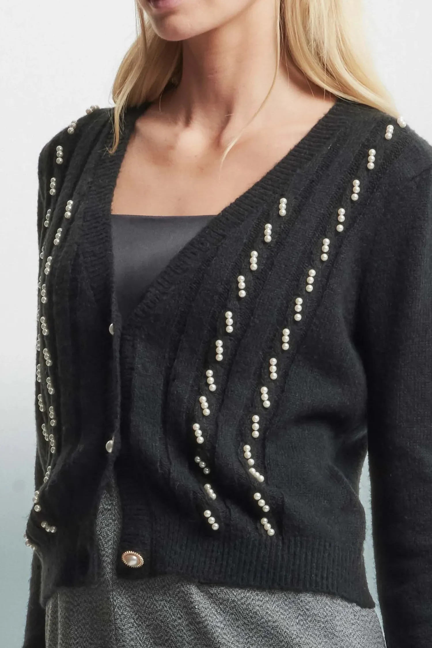 Cardigan con Decorazioni / Donna Maglieria