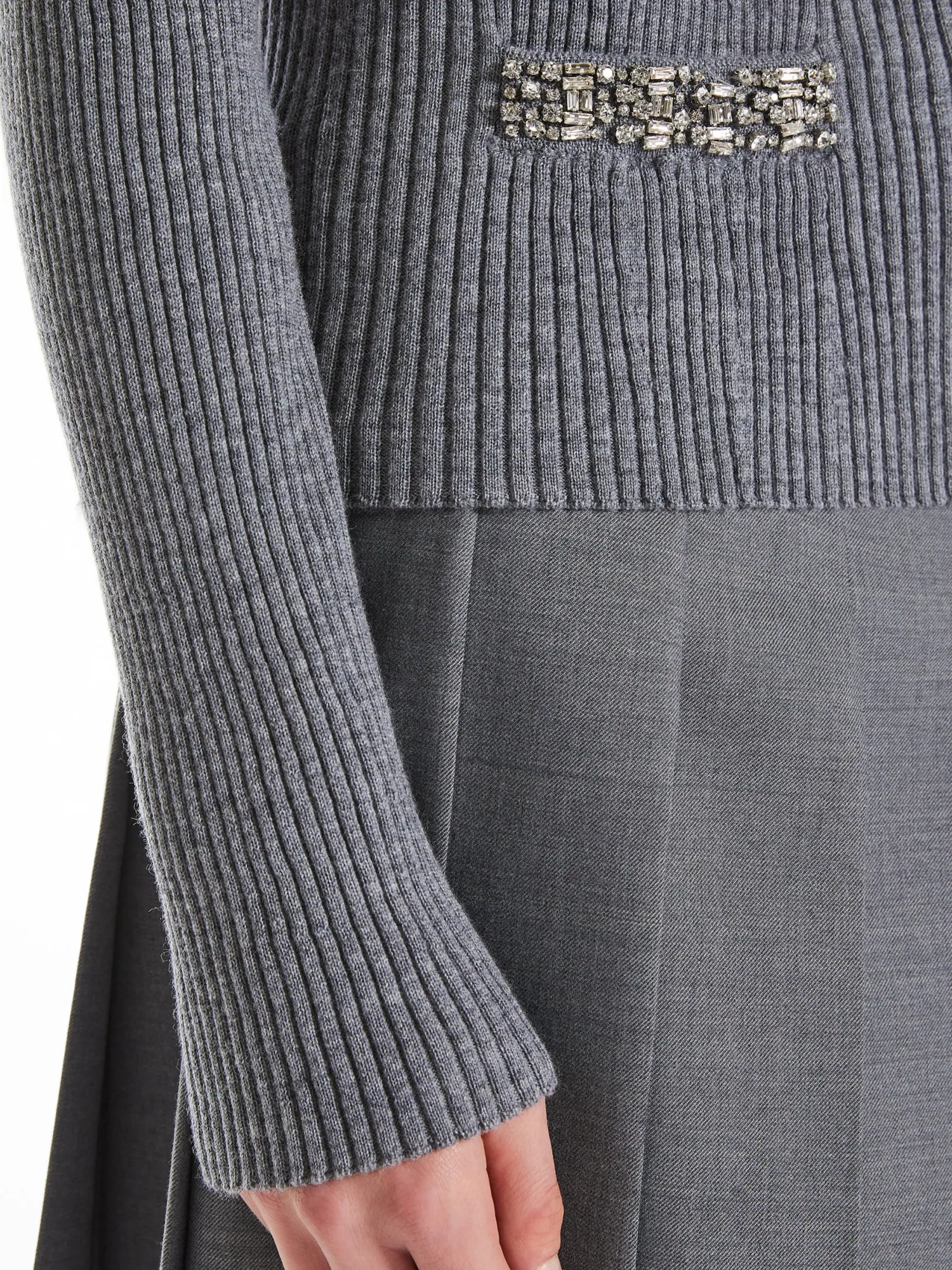 Cardigan in Lana a Coste / Donna Maglieria