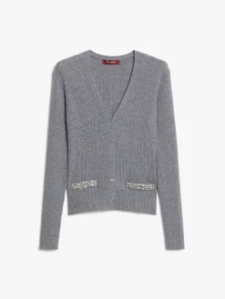 Cardigan in Lana a Coste / Donna Maglieria