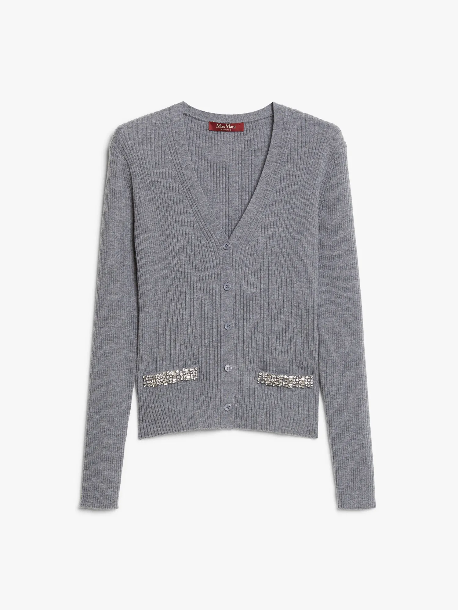 Cardigan in Lana a Coste / Donna Maglieria