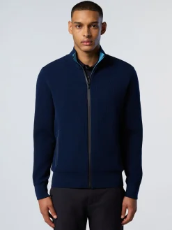 Best Cardigan in Maglia Tecnica con Zip / Uomo Maglieria