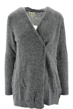 Hot Cardigan in Misto Alpaca / Donna Maglieria