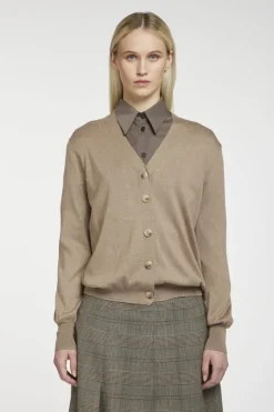 Hot Cardigan in Seta Cashmere / Donna Maglieria