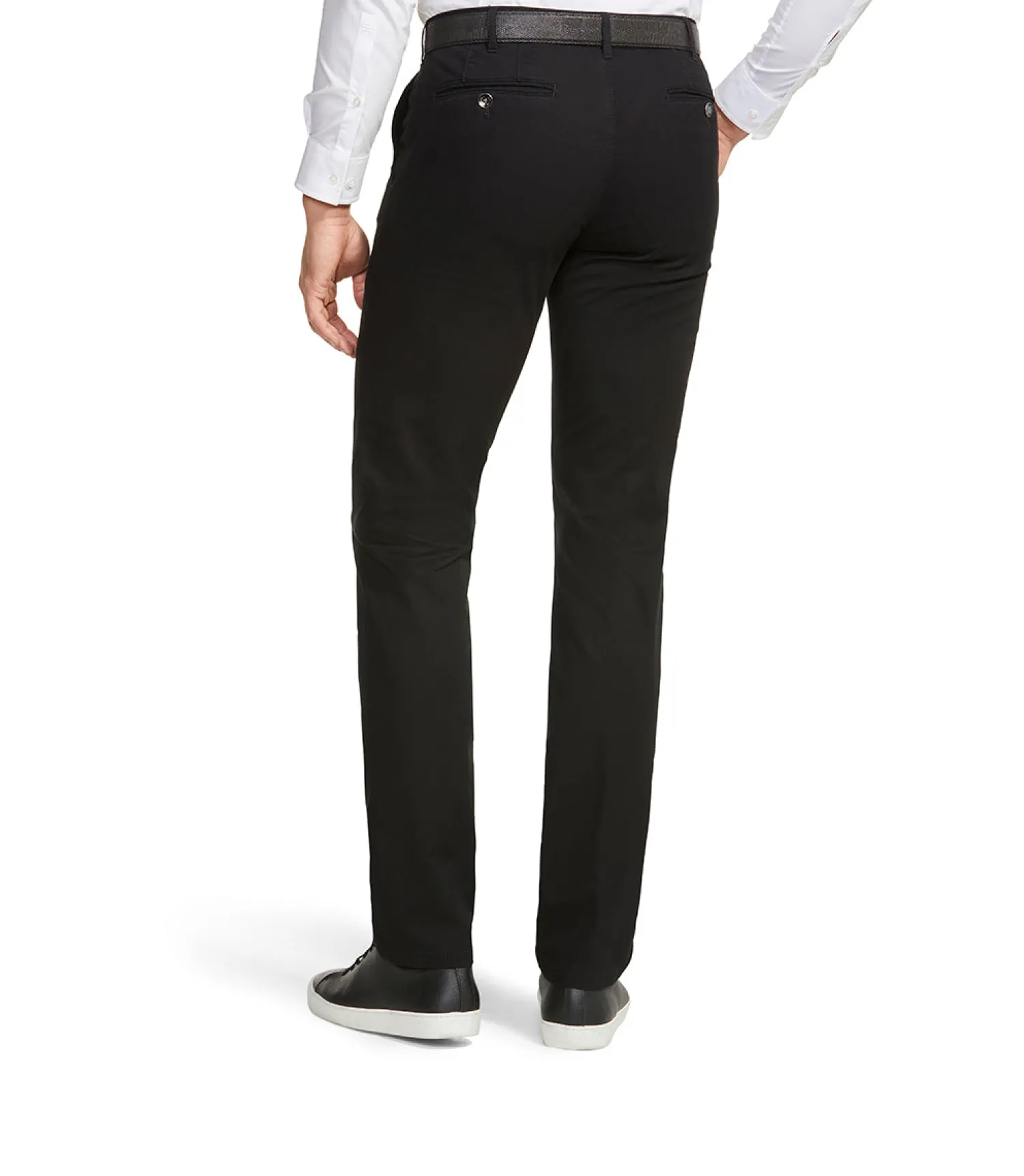 New Chino di Cotone / Nero Uomo Pantaloni