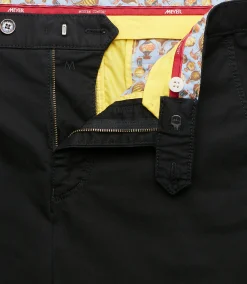 New Chino di Cotone / Nero Uomo Pantaloni