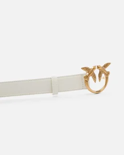 Clearance Cintura Love Birds in Pelle 3 cm / Donna Cinture