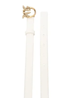 Clearance Cintura Sottile Love Birds in Pelle 2 cm / Donna Cinture