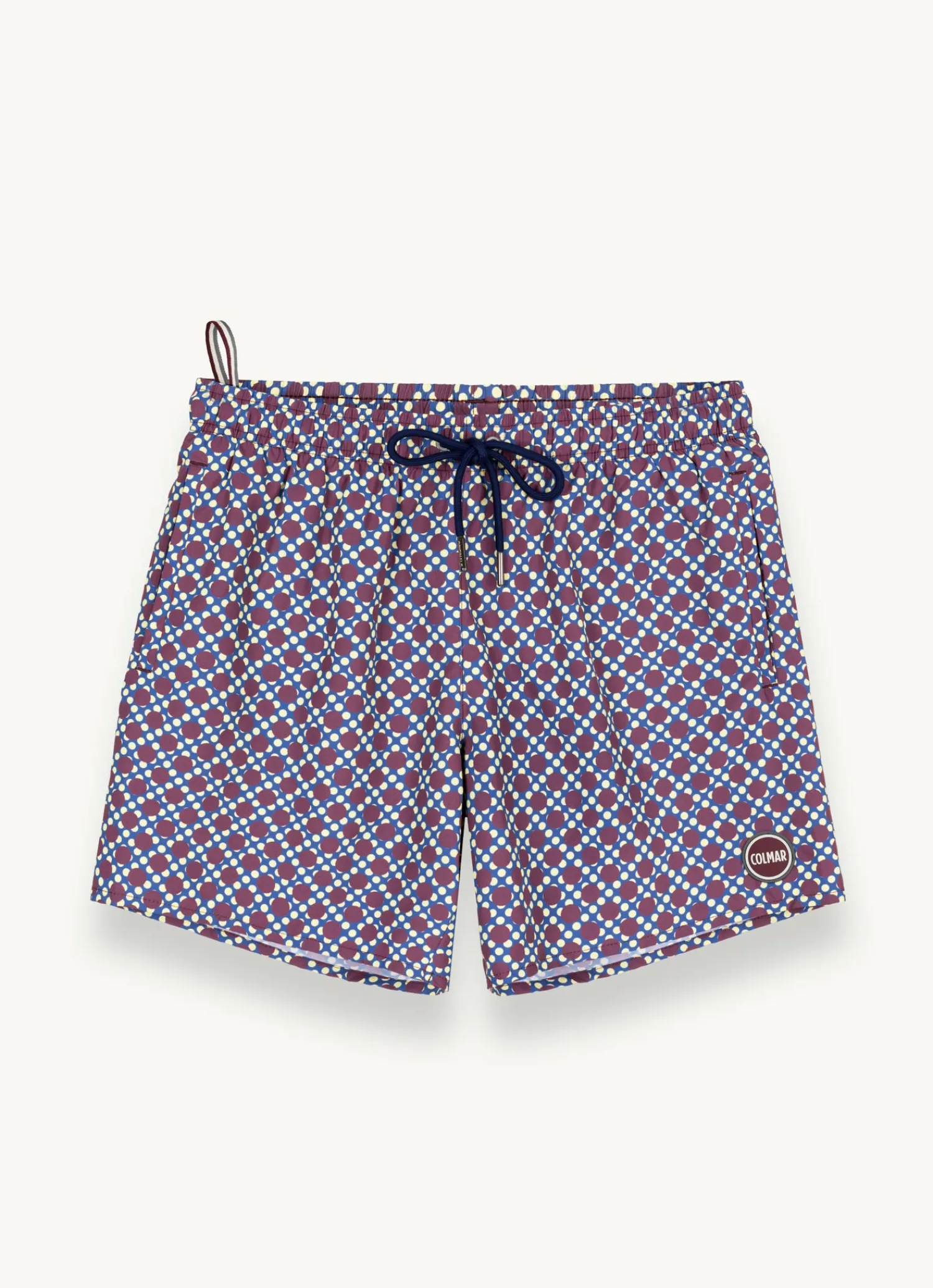 New Costume con Fantasia e Logo Colmar / Bordeaux Uomo Costumi Da Bagno
