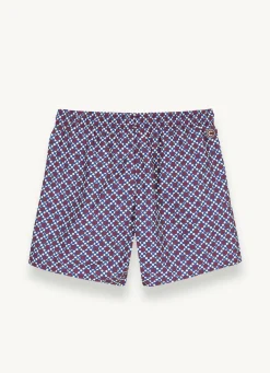 New Costume con Fantasia e Logo Colmar / Bordeaux Uomo Costumi Da Bagno