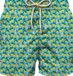 New Costume da Bagno in Tessuto Leggero / Uomo Costumi Da Bagno