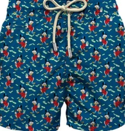 New Costume da Bagno in Tessuto Leggero / Uomo Costumi Da Bagno