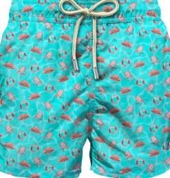 Discount Costume da Bagno Leggero con Stampa / Uomo Costumi Da Bagno