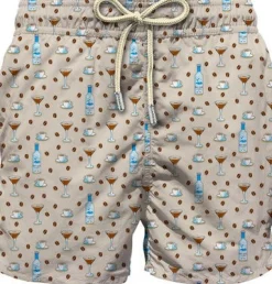 Costume da Bagno Leggero con Stampa / Uomo Costumi Da Bagno