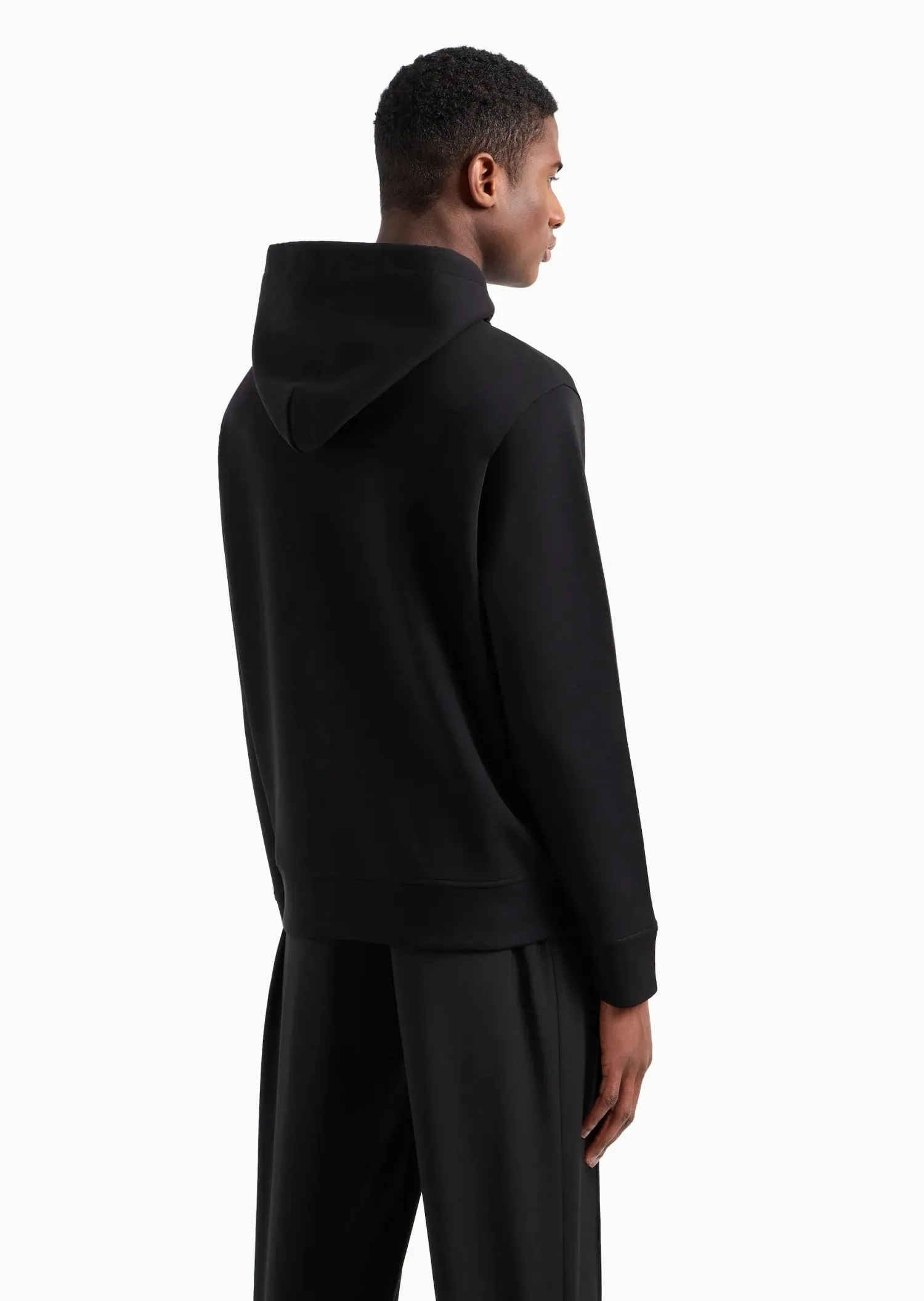 Discount Felpa con Cappuccio e Micro Patch Logo / Uomo Felpe