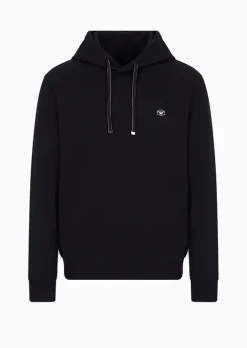 New Felpa con Cappuccio e Patch Logo / Uomo Felpe