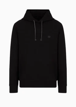 Sale Felpa con Cappuccio e Patch Logo / Uomo Felpe