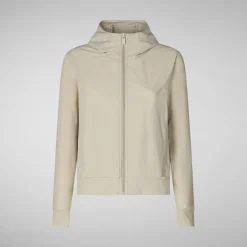 Clearance Felpa con Cappuccio e Zip / Donna Maglieria