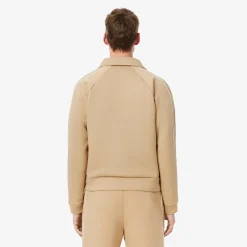 Discount Felpa con Zip e Righe in Mesh / Uomo Felpe
