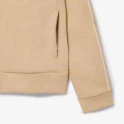 Discount Felpa con Zip e Righe in Mesh / Uomo Felpe
