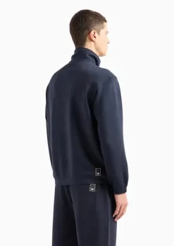 Online Felpa Full Zip in Double Jersey / Uomo Felpe