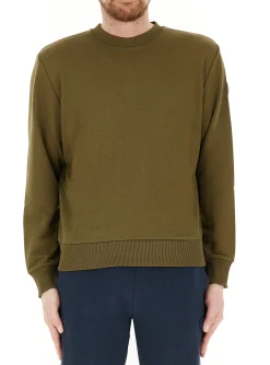 Online Felpa Girocollo con Logo / Uomo Felpe