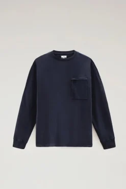 Hot Felpa Girocollo in Cotone / Uomo Felpe