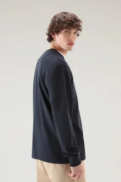 Hot Felpa Girocollo in Cotone / Uomo Felpe