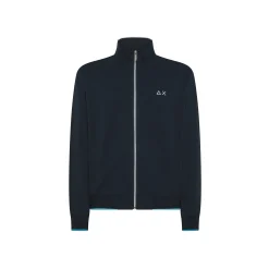 Online Felpa in Piquet di Cotone con Logo / Uomo Felpe