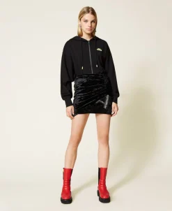 Outlet Felpa Twin Set con Logo / Donna Felpe