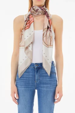Clearance Foulard con Fantasia / Donna Sciarpe