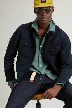 Discount Giacca a Camicia in Light Ramar / Uomo Camicie