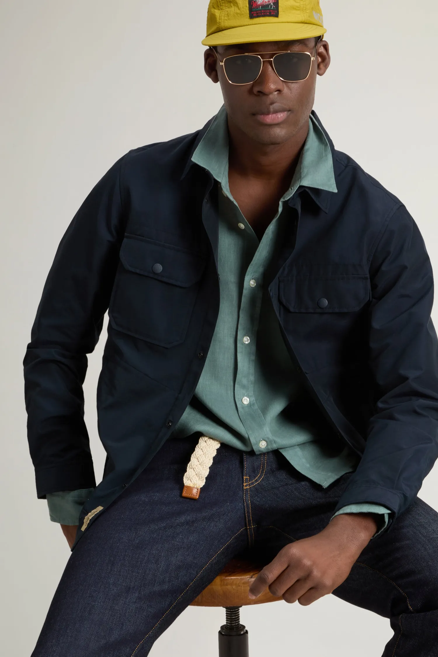Discount Giacca a Camicia in Light Ramar / Uomo Camicie