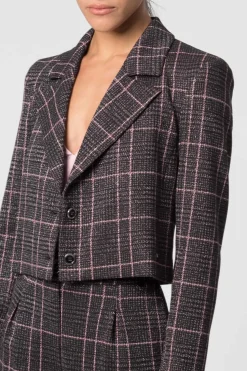 Outlet Giacca a Fantasia Corta / Donna Giacche