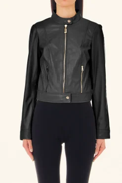 Online Giacca Biker in Pelle / Donna Giubbini
