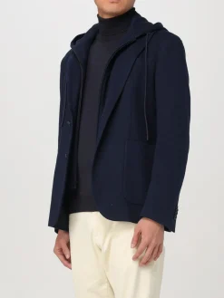 Outlet Giacca Cappuccio in Piquet di Jersey / Uomo Giacche