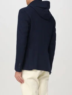 Outlet Giacca Cappuccio in Piquet di Jersey / Uomo Giacche