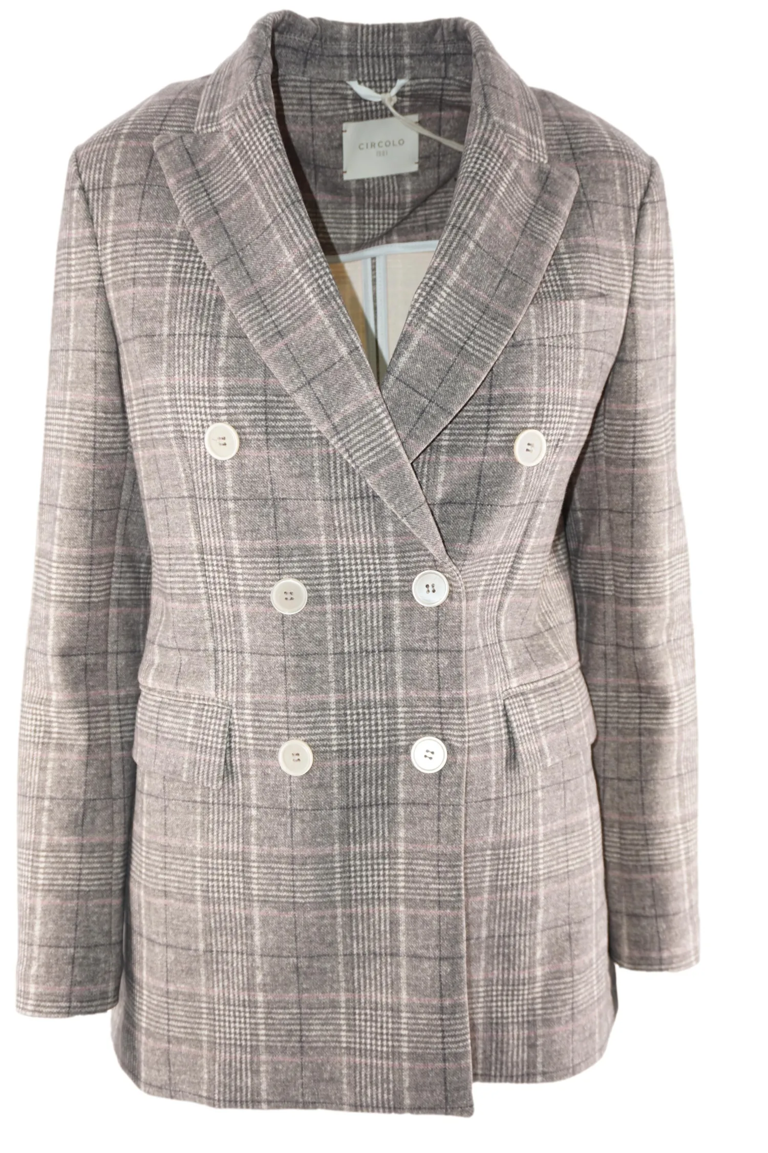Discount Giacca Doppiopetto con Fantasia / Donna Giacche